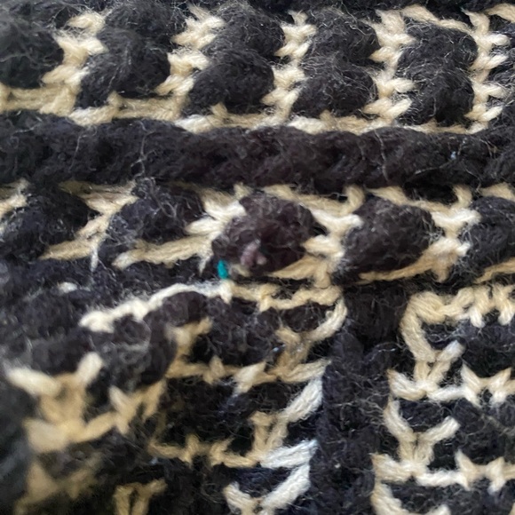 QED London Open Front Knit Cable Cardigan Size Large - Picture 8 of 9